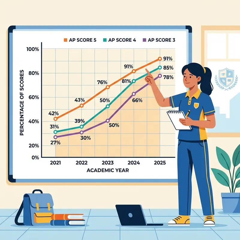 AP Exam Score Trends and Historical Cutoff Statistics (2020-2025)
